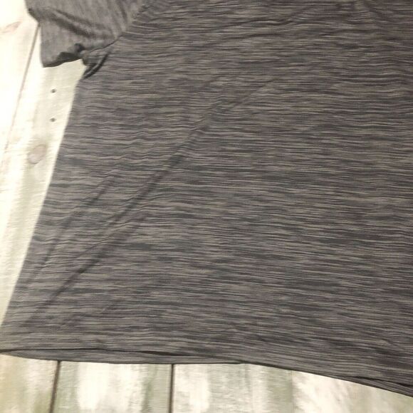 UNDER ARMOUR Polo Shirt Mens 3XL Gray Black Stretch Loose Heatgear - Picture 4 of 13